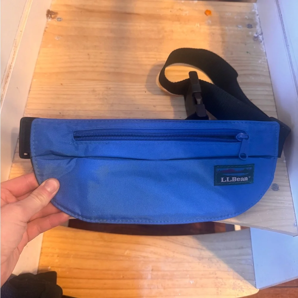 Vintage 90s L.L. Bean Fanny pack Blue Waist Bag